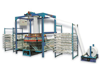 Round-Loom Weaving Machine with Four-shuttle